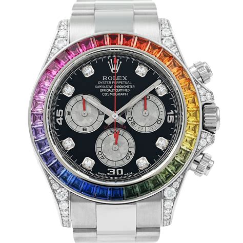 buy rolex daytona rainbow|rolex rainbow 116599 price.